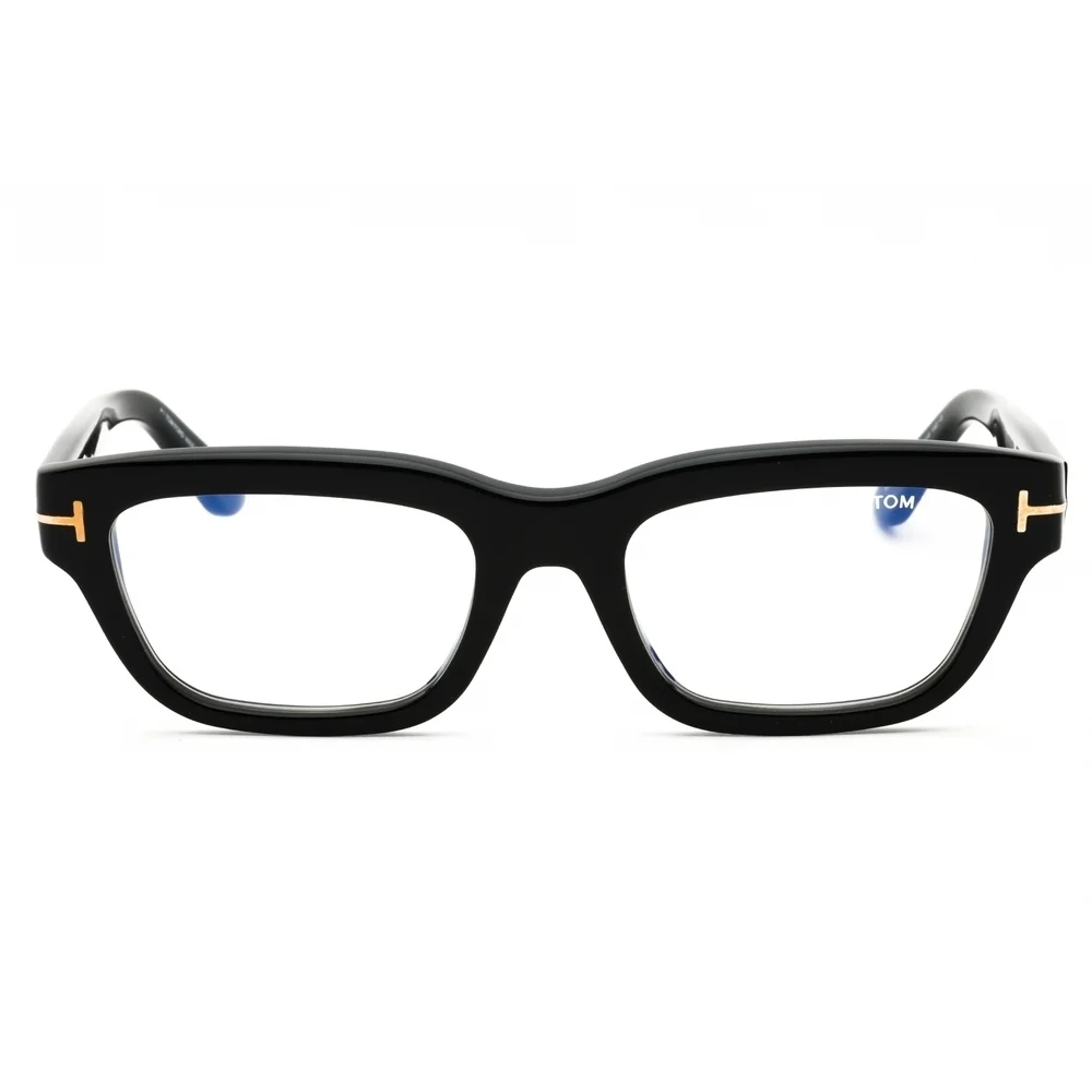 NWT Tom Ford FT6045 Black Rectangle 52mm Eyeglasses
